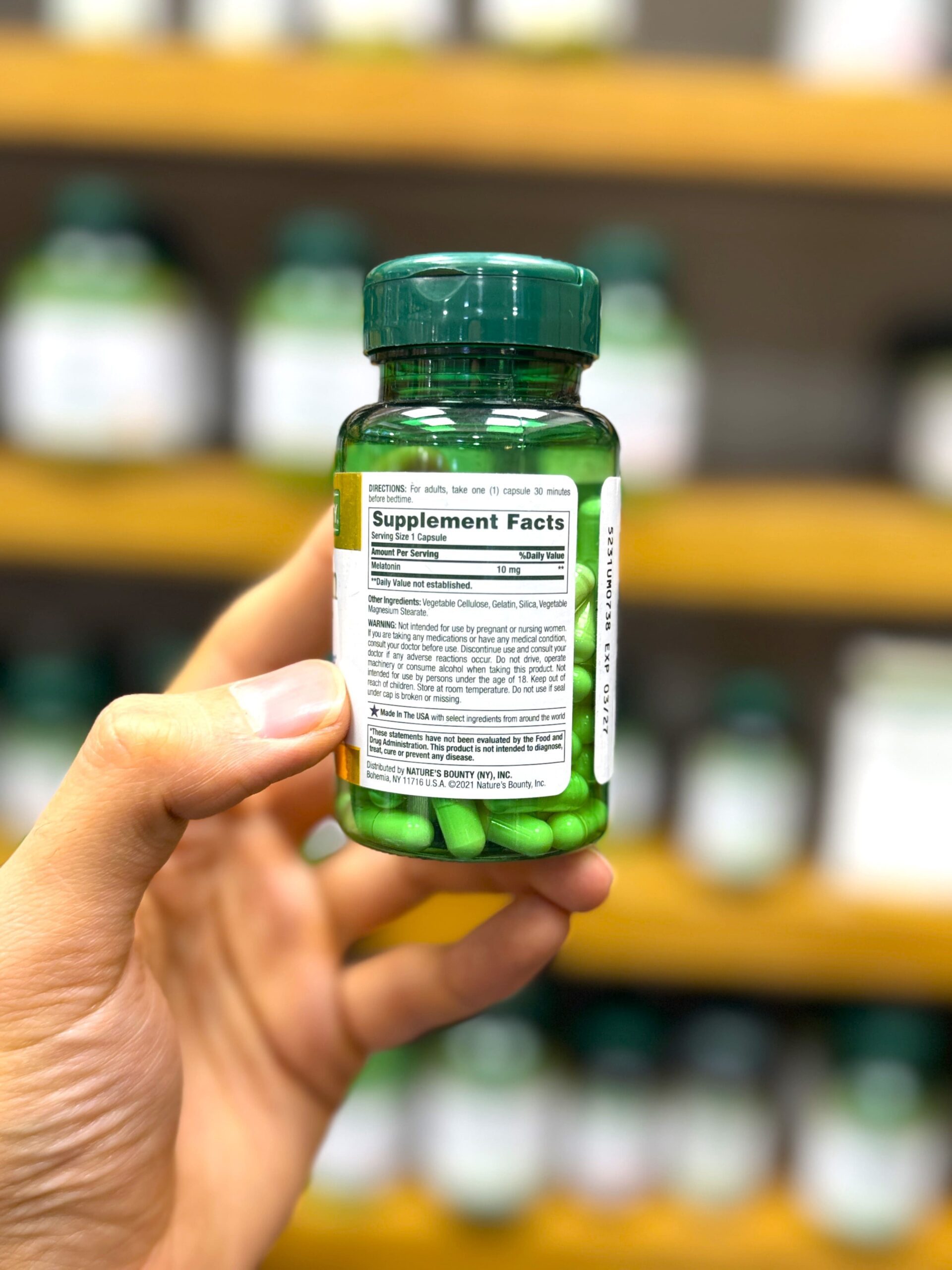 ملاتونین نیچرز بونتی (60عددی) | Nature’s Bounty Melatonin ملاتونین نیچرز بونتی (60عددی) | Nature’s Bounty Melatonin