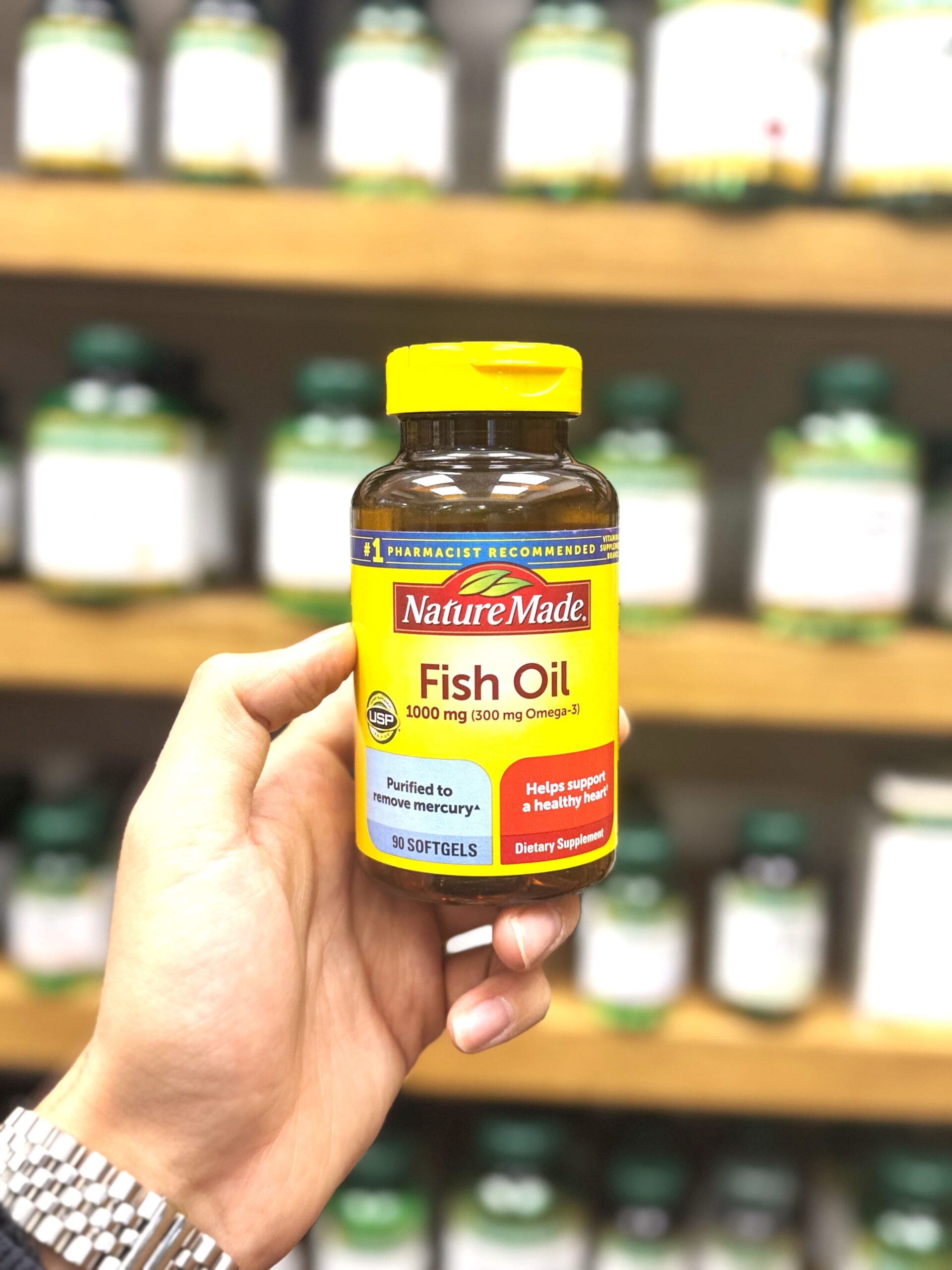 فیش اویل 1000 میلی گرم نیچرمید (90عددی) | NATURE MADE FISH OIL1000MG فیش اویل 1000 میلی گرم نیچرمید (90عددی) | NATURE MADE FISH OIL1000MG