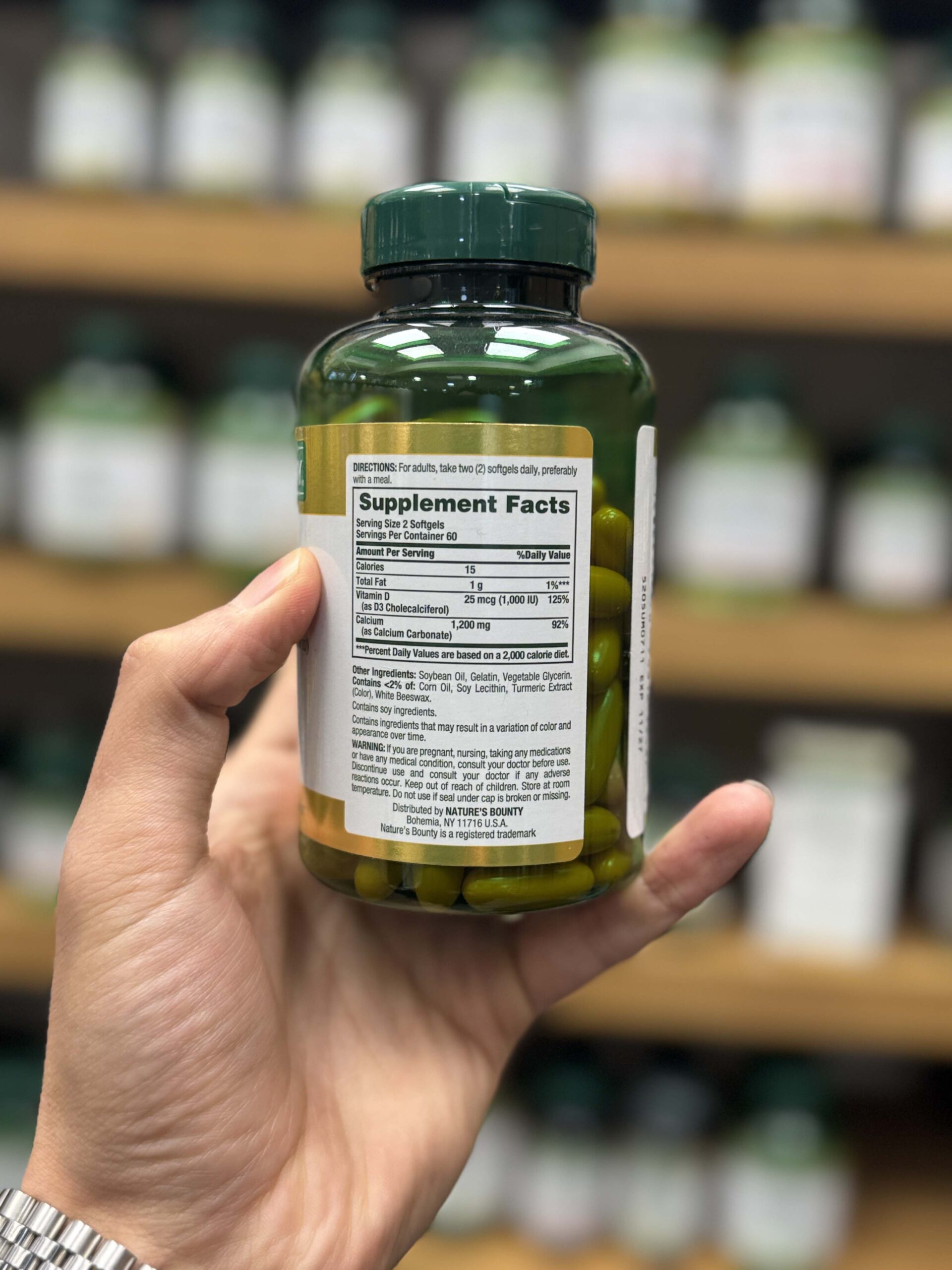 کلسیم 1200 میلی گرم نیچرز بونتی (120عددی) | Nature’s Bounty Calcium 1200 MG کلسیم 1200 میلی گرم نیچرز بونتی (120عددی) | Nature’s Bounty Calcium 1200 MG