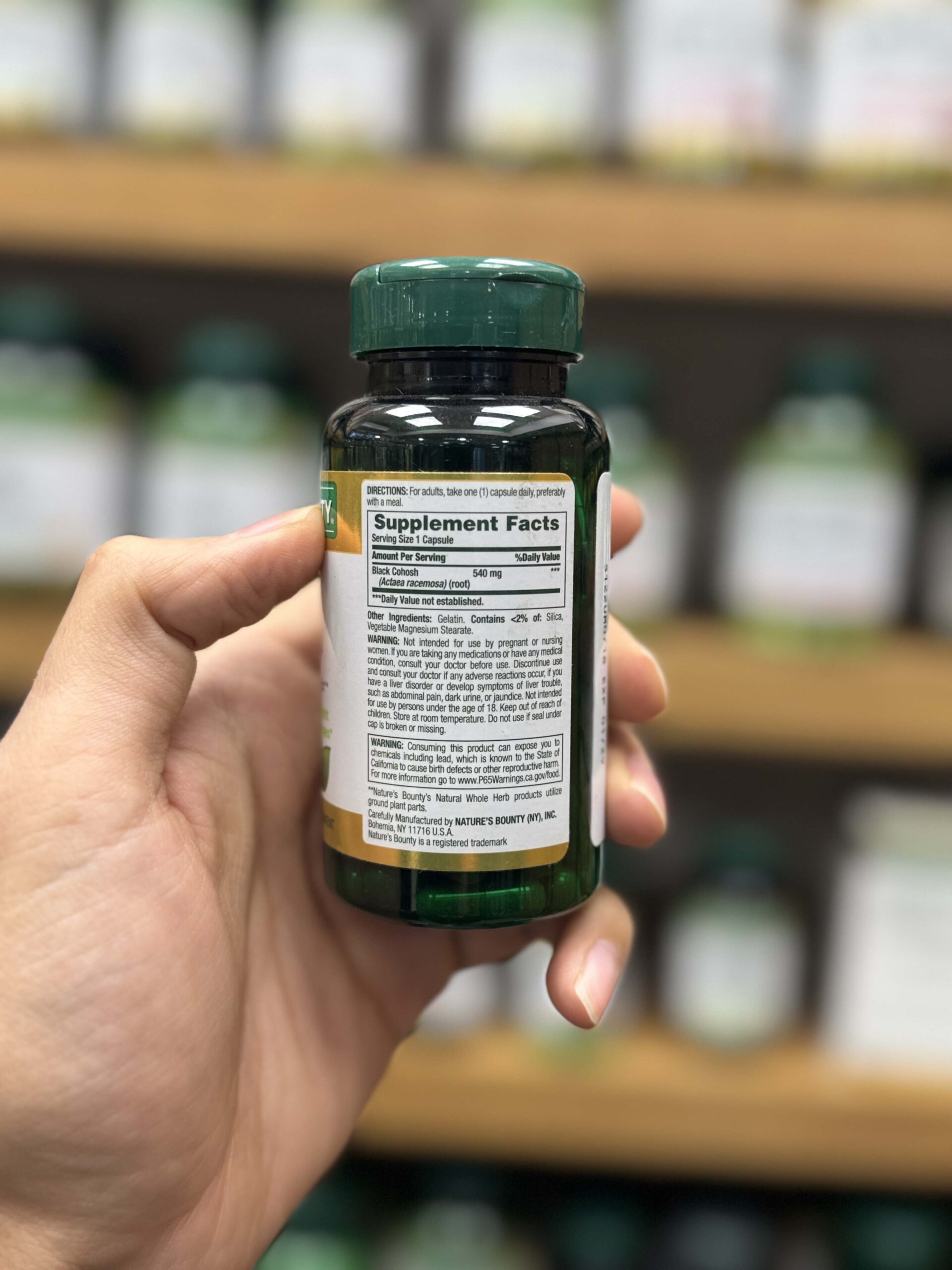 قرص ریشه کوهوش سیاه نیچرز بونتی (100عددی) | Nature’s Bounty Black Cohosh قرص ریشه کوهوش سیاه نیچرز بونتی (100عددی) | Nature’s Bounty Black Cohosh