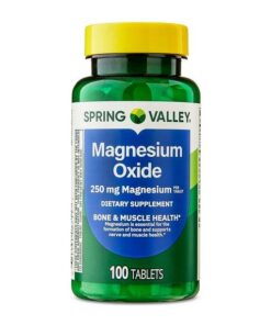منیزیم اکساید 250 میلی گرم اسپرینگ والی (100عددی) | Spring Valley Magnesium 250 Mg
