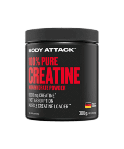 کراتین مونوهیدرات پیور بادی اتک (300g) | BODY ATTACK 100% PURE CREATINE