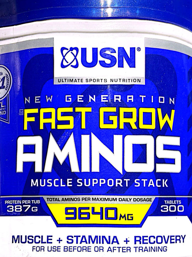 آمینو فست گرو یو اس ان (300عددی) | USN Fast Grow Aminos آمینو فست گرو یو اس ان (300عددی) | USN Fast Grow Aminos
