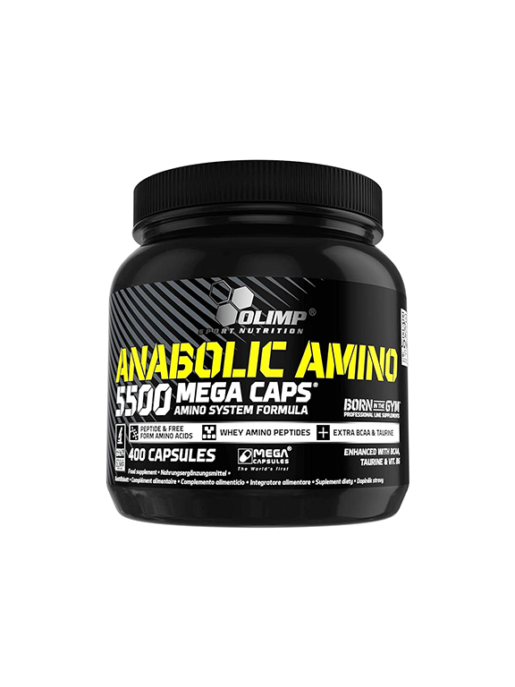 آمینو 5500 مگا کپس الیمپ (400عددی) | Olimp Anabolic Amino آمینو 5500 مگا کپس الیمپ (400عددی) | Olimp Anabolic Amino
