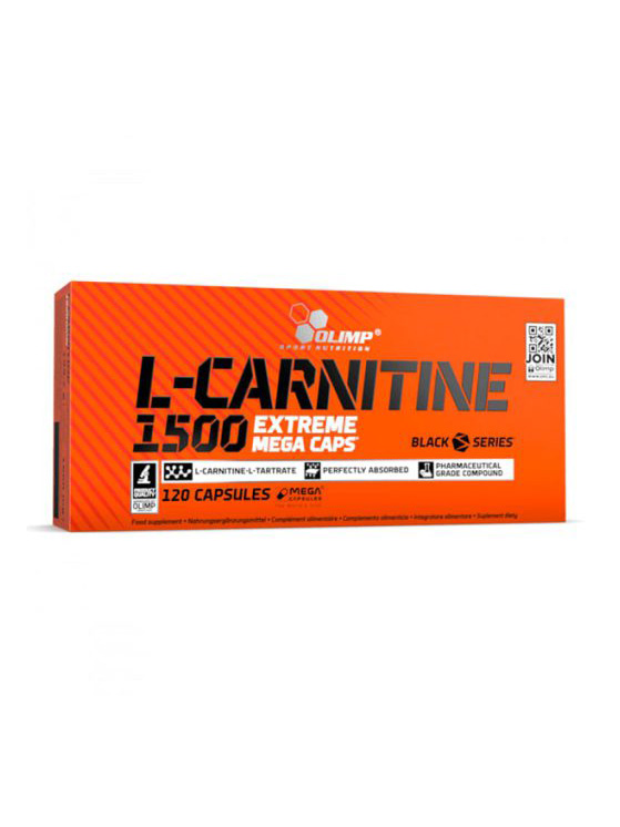 ال کارنیتین 1500 مگا کپس الیمپ (120عددی) | Olimp Lcarnitin Mega Caps