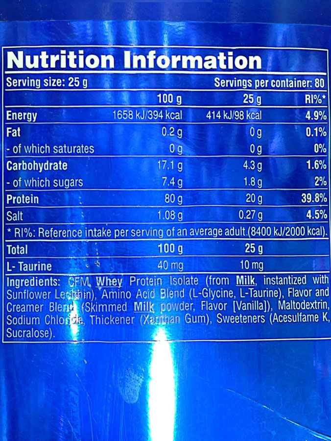 پروتئین وی ۱۰۰ ایزوله گالوانایز (۲KG) | Galvanize 100 Isolate Protein پروتئین وی ۱۰۰ ایزوله گالوانایز (۲KG) | Galvanize 100 Isolate Protein