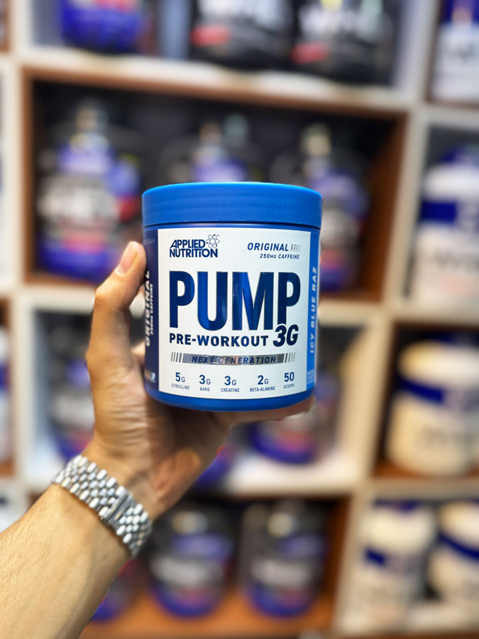 پمپ 3G اپلاید ناتریشن | Applied Nutrition Pump 3G Pre Workout پمپ 3G اپلاید ناتریشن | Applied Nutrition Pump 3G Pre Workout