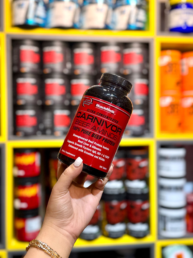 آمینو بیف کارنیور ماسل مدز (300عددی) | Carnivor Amino Beef Musclemeds آمینو بیف کارنیور ماسل مدز (300عددی) | Carnivor Amino Beef Musclemeds