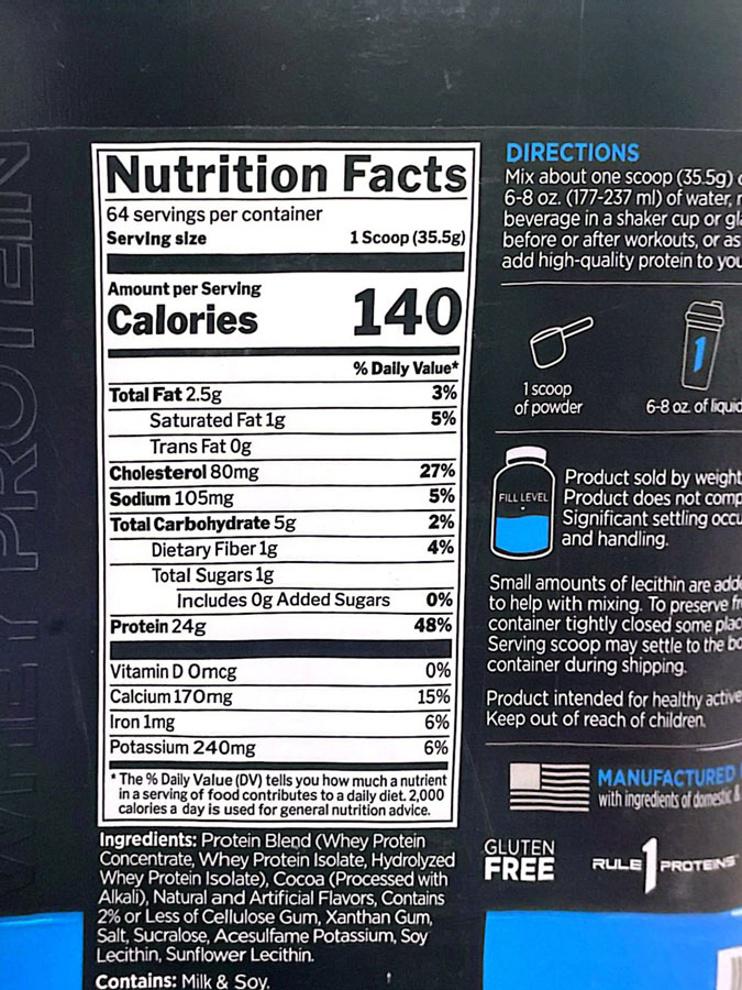 پودر پروتئین وی بلیند رول وان (2.28KG) | Protein Whey Rule One BLEND پودر پروتئین وی بلیند رول وان (2.28KG) | Protein Whey Rule One BLEND