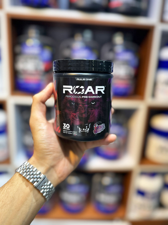 پمپ رور رول وان (۲۸۵G) | Rule 1 Roar Pre Workout پمپ رور رول وان (۲۸۵G) | Rule 1 Roar Pre Workout