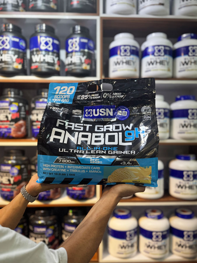 گینر آنابولیک فست گرو یو اس ان (6KG) | USN ANABOLIC FAST GROW گینر آنابولیک فست گرو یو اس ان (6KG) | USN ANABOLIC FAST GROW