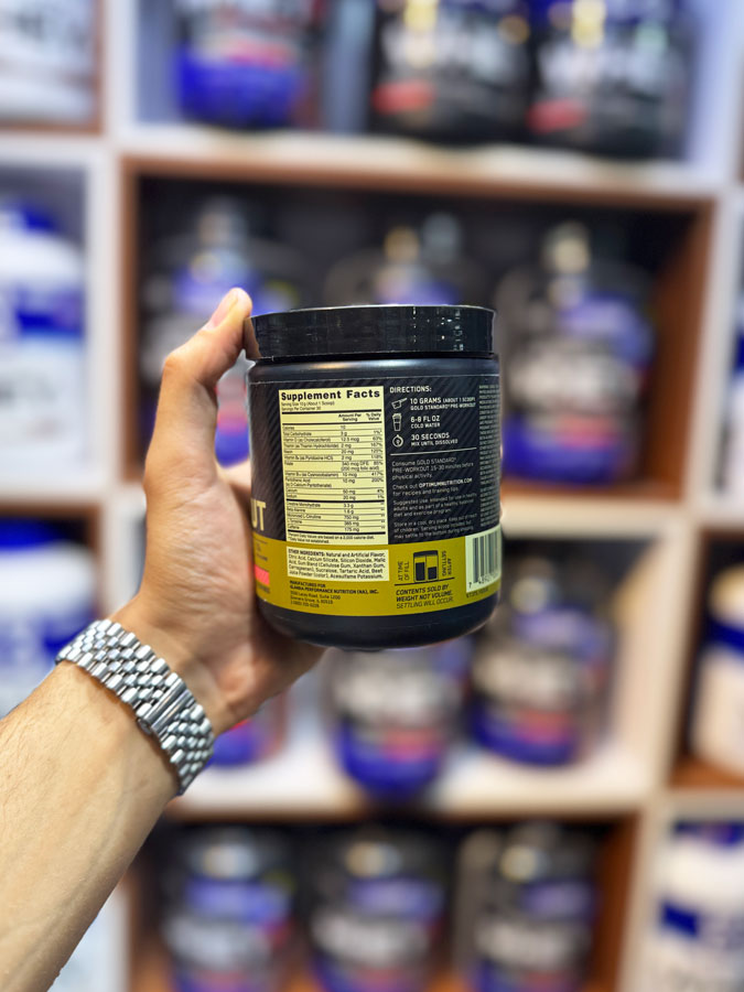 پمپ گلد استاندارد اپتیموم نوتریشن Optimum Nutrition Gold Standard Pre-Workout پمپ گلد استاندارد اپتیموم نوتریشن Optimum Nutrition Gold Standard Pre-Workout