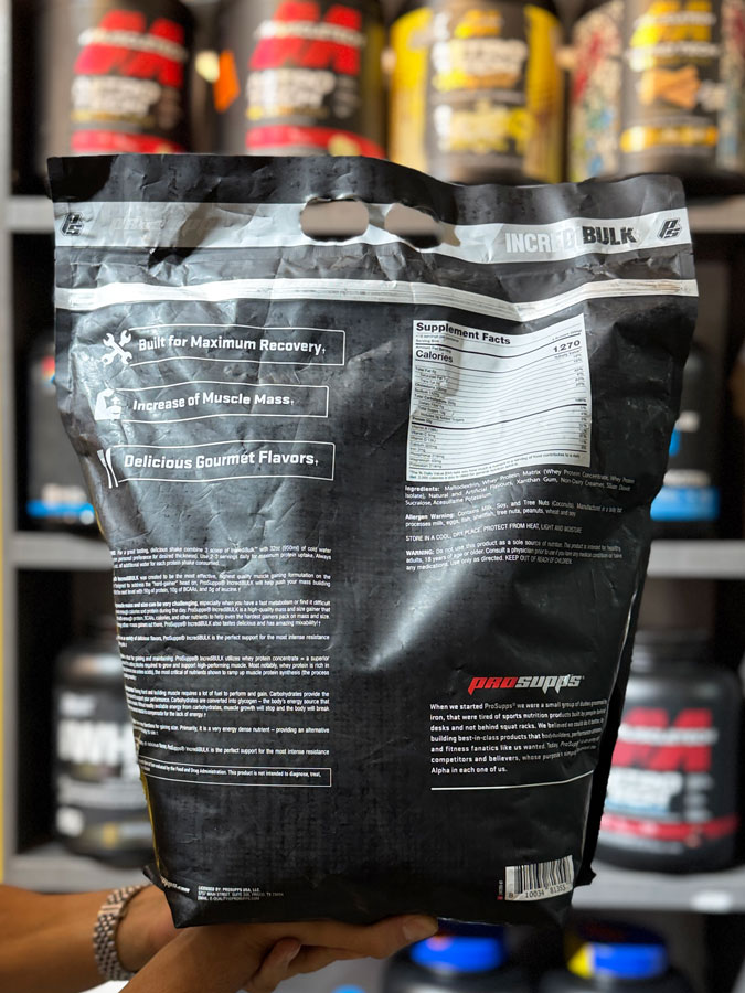 گینر اینکردیبالک پروساپس (5.5kg) | PS IncrediBULK Gainer گینر اینکردیبالک پروساپس (5.5kg) | PS IncrediBULK Gainer