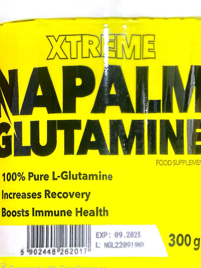اکستریم ناپلم گلوتامین | Xtreme Napalm Glutamine (300g) اکستریم ناپلم گلوتامین | Xtreme Napalm Glutamine (300g)