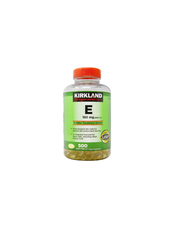 ویتامین ای کرکلند 180میلی گرم (500 عدد) Kirkland Signature Vitamin E 180 mg