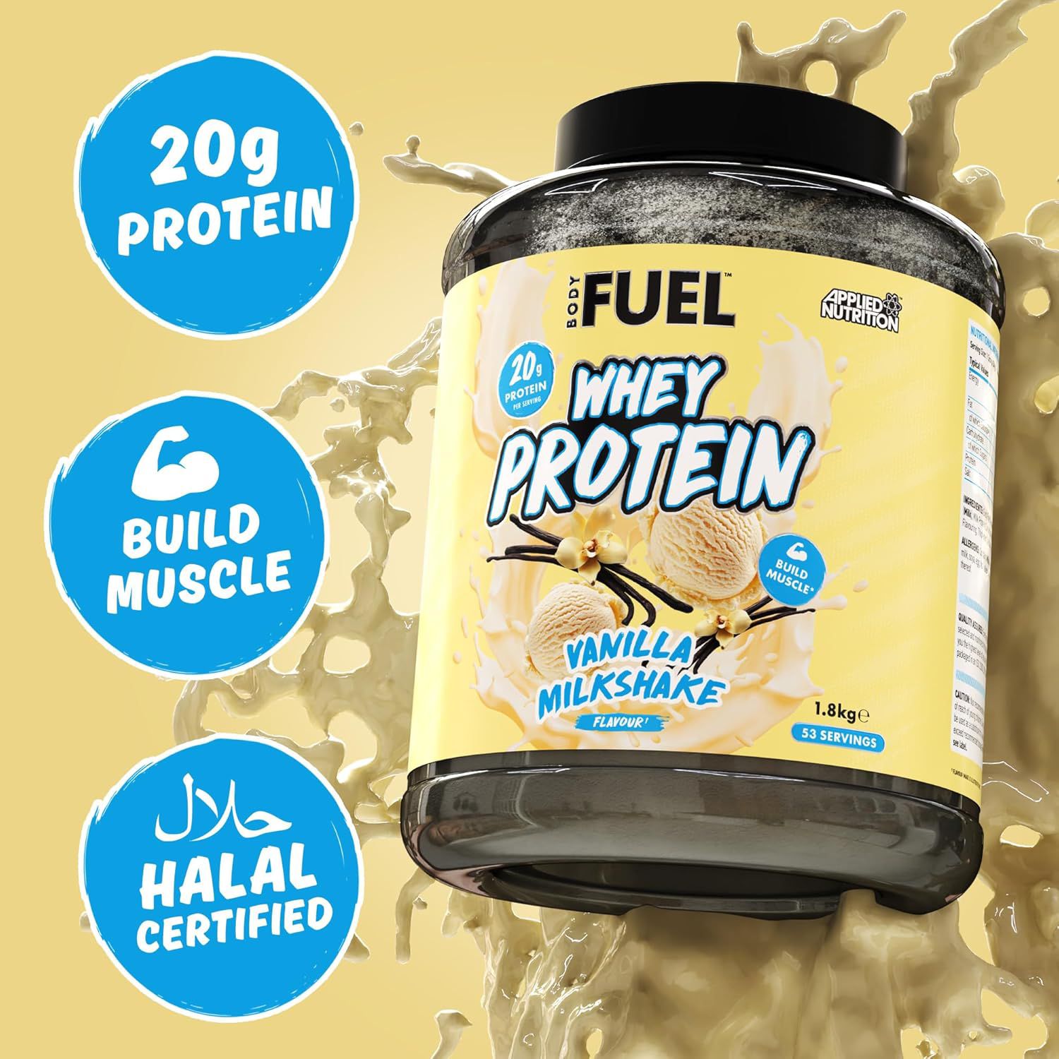 پروتئین وی بادی فیول اپلاید نوتریشن (1.8کیلو گرام ) Applied Nutrition BODYFUEL (2) پروتئین وی بادی فیول اپلاید نوتریشن (1.8کیلو گرام ) Applied Nutrition BODYFUEL