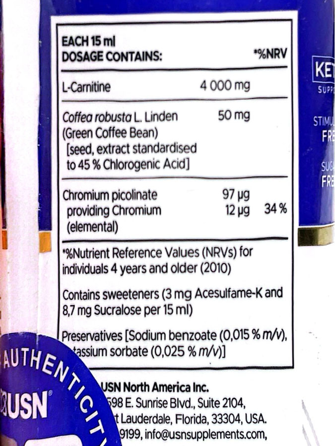 الکارنتین 8000 یو اس ان | L-carnitine 8000 USN الکارنتین 8000 یو اس ان | L-carnitine 8000 USN