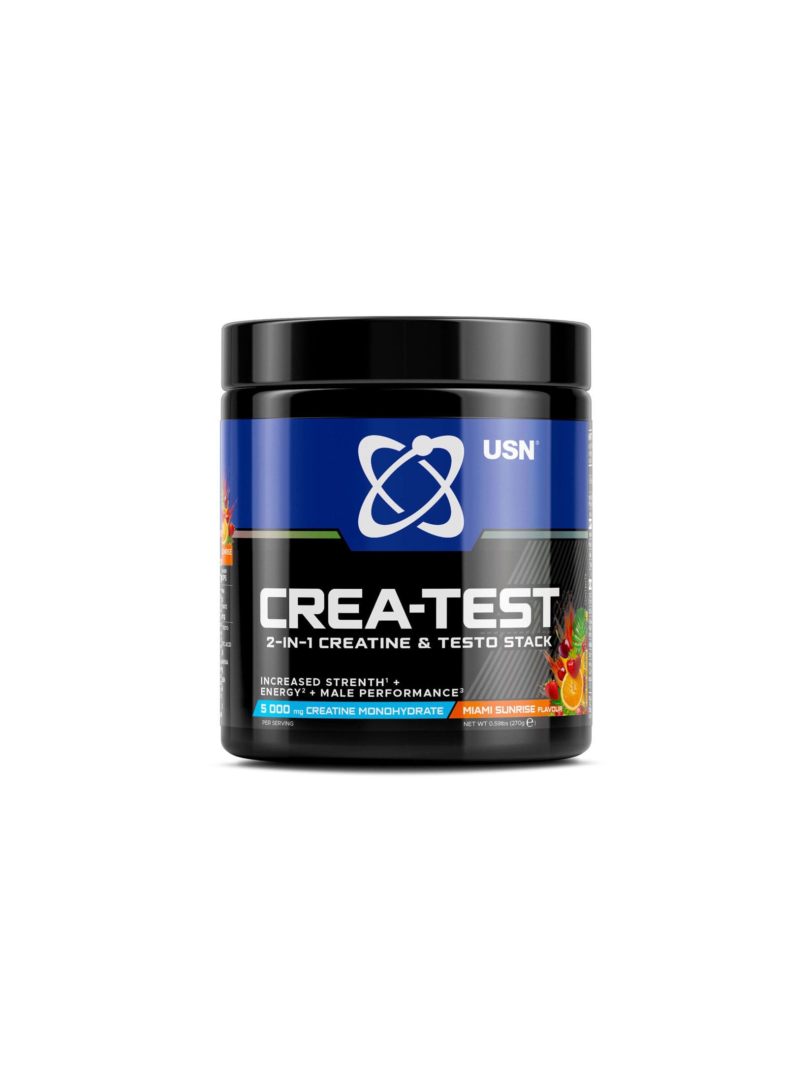 کراتین ترکیبی کراتست یو اس ان (270g) | CreaTest USN Creatine