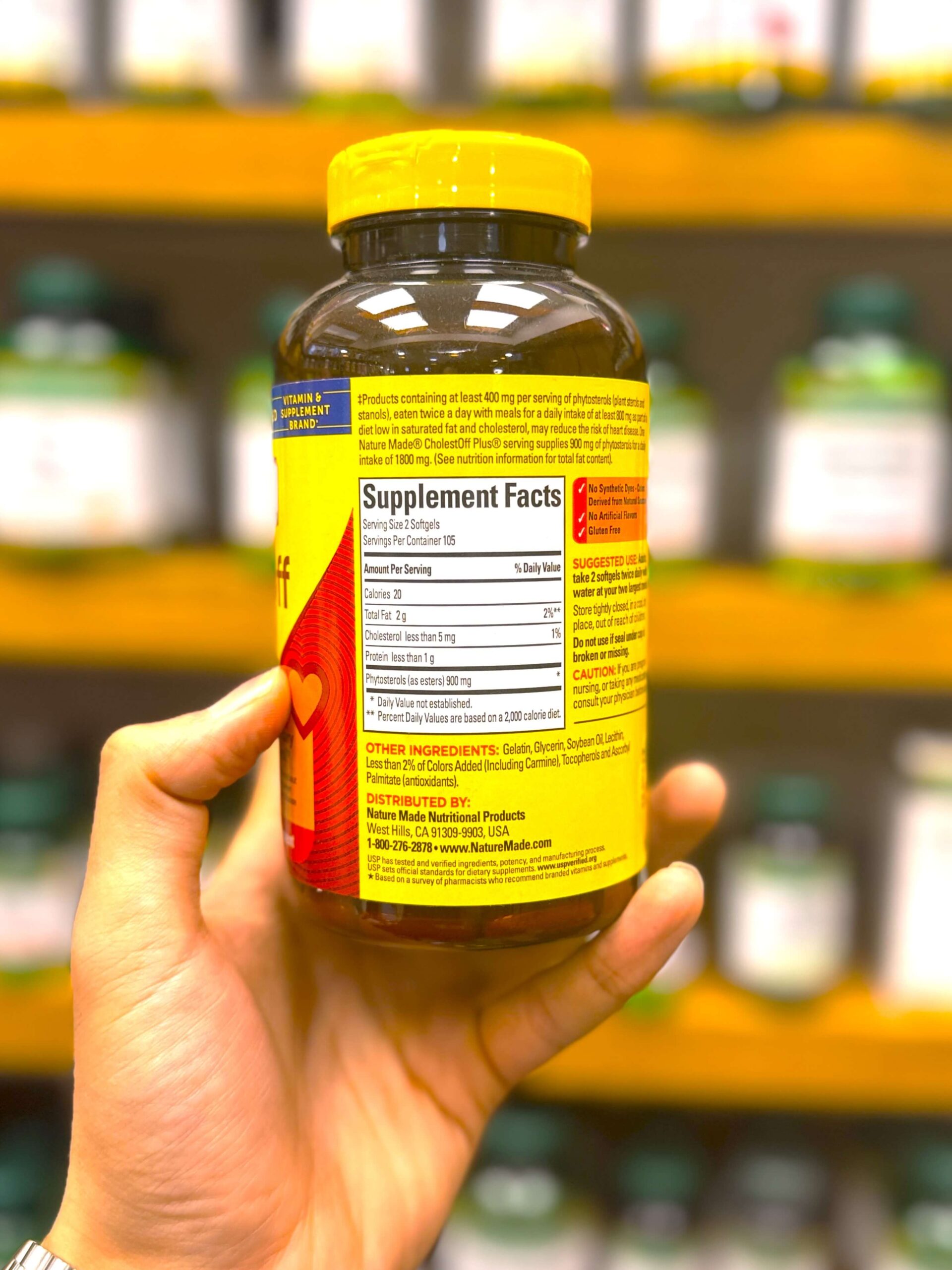 کلست آف پلاس نیچرمید (210عددی) | Nature Made CholestOff Plus کلست آف پلاس نیچرمید (210عددی) | Nature Made CholestOff Plus