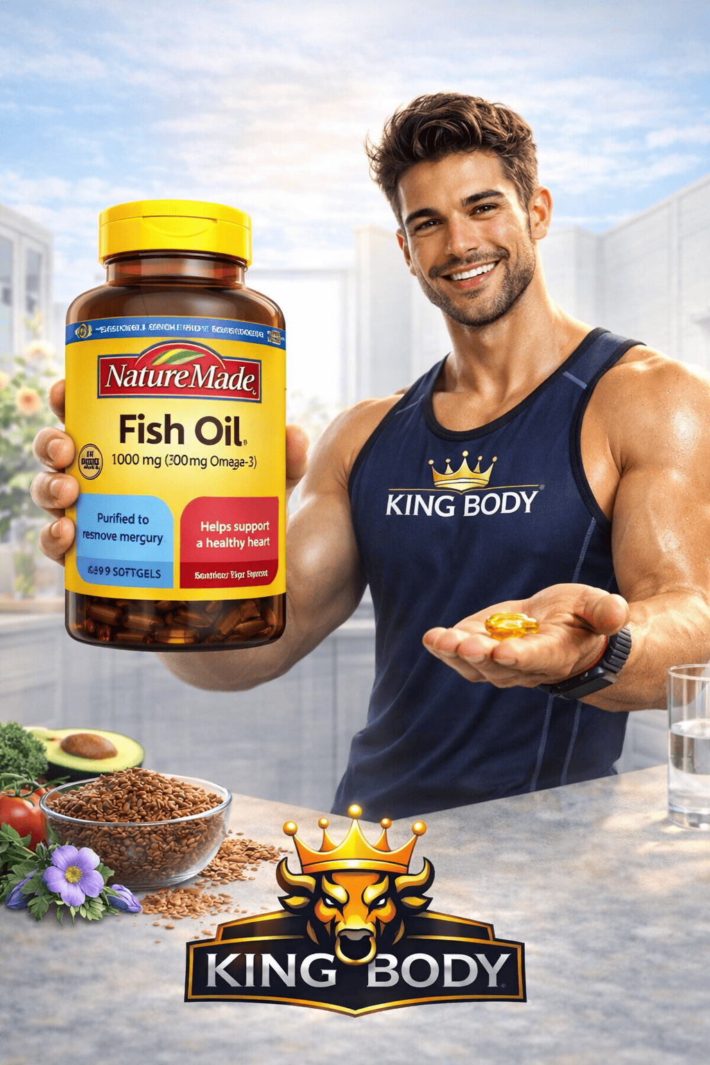 فیش اویل 1000 میلی گرم نیچرمید (90عددی) | NATURE MADE FISH OIL1000MG فیش اویل 1000 میلی گرم نیچرمید (90عددی) | NATURE MADE FISH OIL1000MG