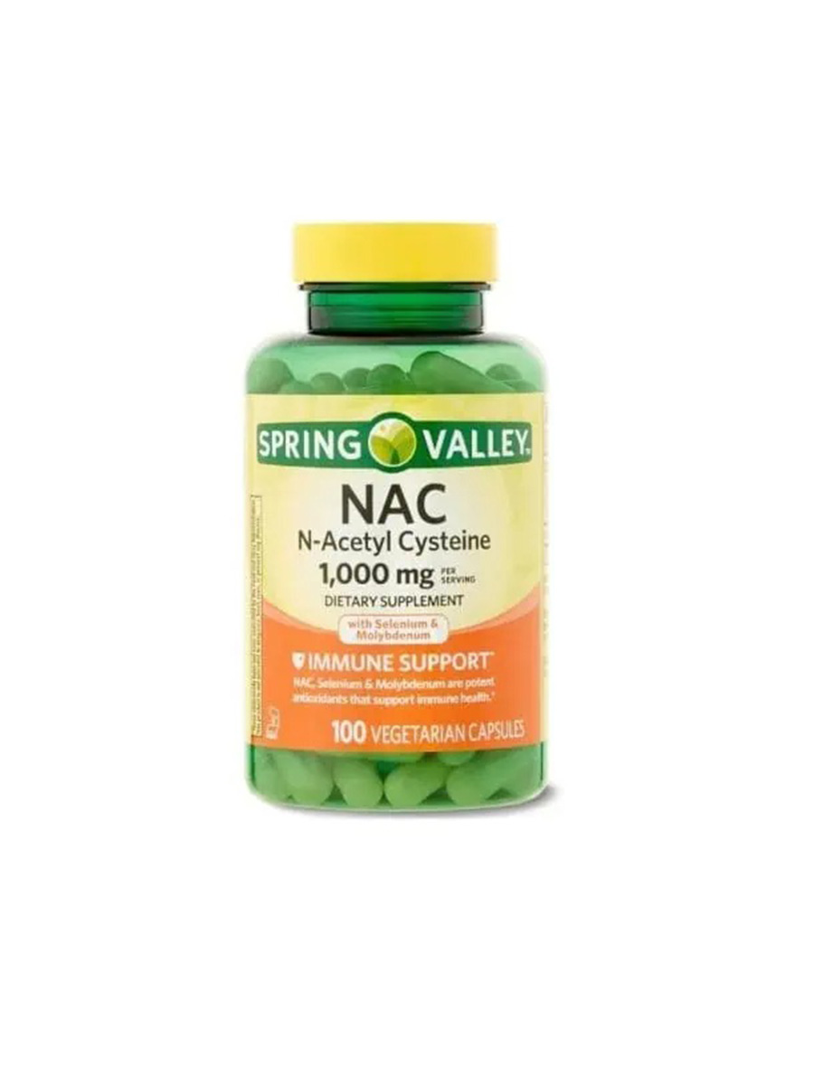 ان استیل ال سیستئین اسپرینگ والی (100عددی) | Spring Valley NAC N Acetyl Cysteine