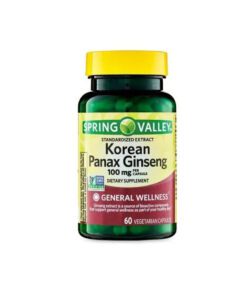 جینسینگ پاناکس کره ای اسپرینگ والی (60عددی) | Spring Valley Korean Panax Ginsengmg