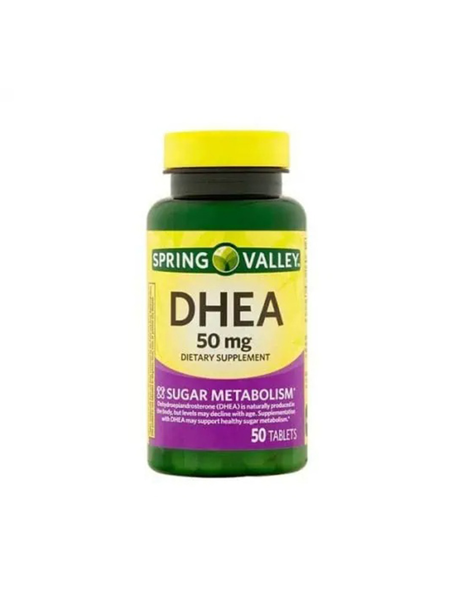 دی اچ ای آ 50میلی گرم اسپرینگ والی (50عددی) | Spring Valley DHEA 50mg