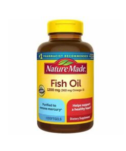 روغن ماهی 1200 میلی گرم نیچرمید (300عددی) | Nature Made Fish Oil 1200MG