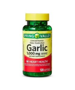 سیر 1000 میلی گرم اسپرینگ والی (120عددی) | Spring Valley Garlic 1000 mg