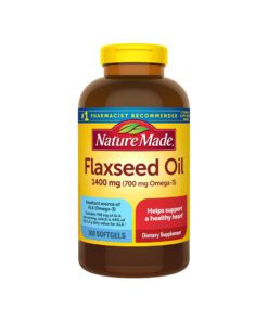 روغن دانه کتان 1400میلی گرم نیچرمید (300عددی) | Nature Made Flaxseed Oil 1400 mg