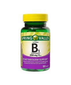 قرص ویتامین B1 اسپرینگ والی (100عددی) | Spring Valley Vitamin B1