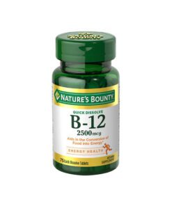 قرص ویتامین B12 نیچرز بونتی (75عددی) | NATURES BOUNTY B12