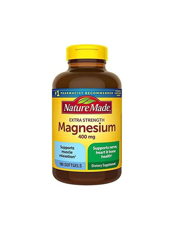 منیزیم 400 میلی گرم نیچرمید (180عددی) | Nature Made Magnesium 400 mg