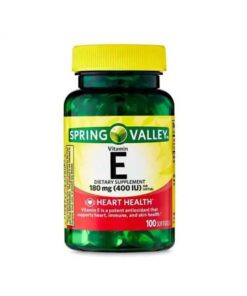 ویتامین ای 400 اسپرینگ والی (100عددی) | Spring Valley Vitamin E 400