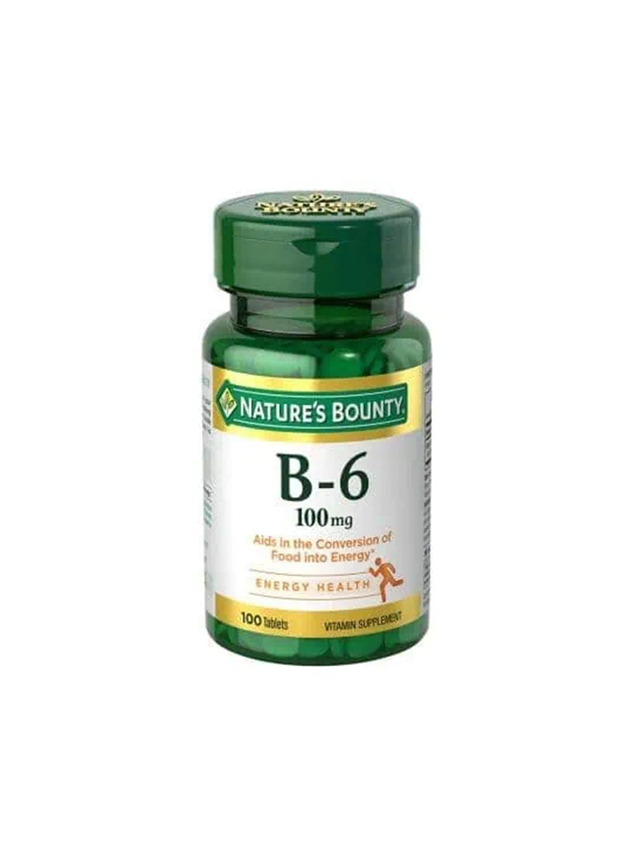 ویتامین ب 6 نیچرز بونتی (100عددی) | Nature’s Bounty Vitamin B 6
