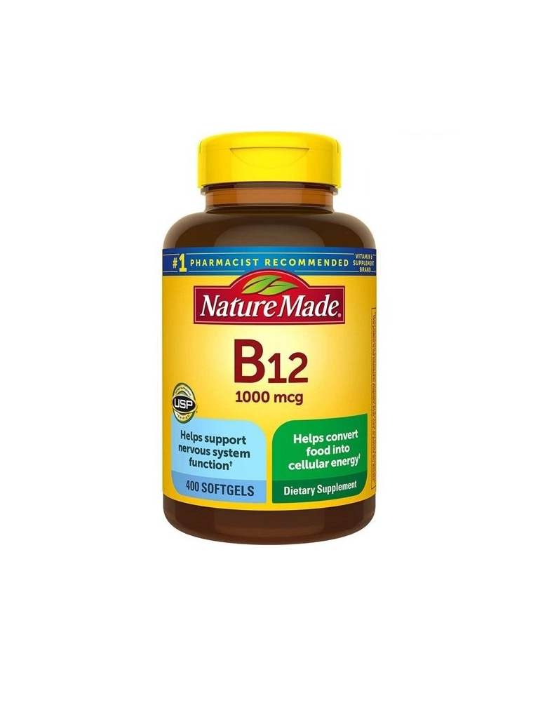 ویتامین ب12 1000میلی گرم نیچرمید (400عددی) | Nature Made Vitamin B12 1000 mcg Softgels