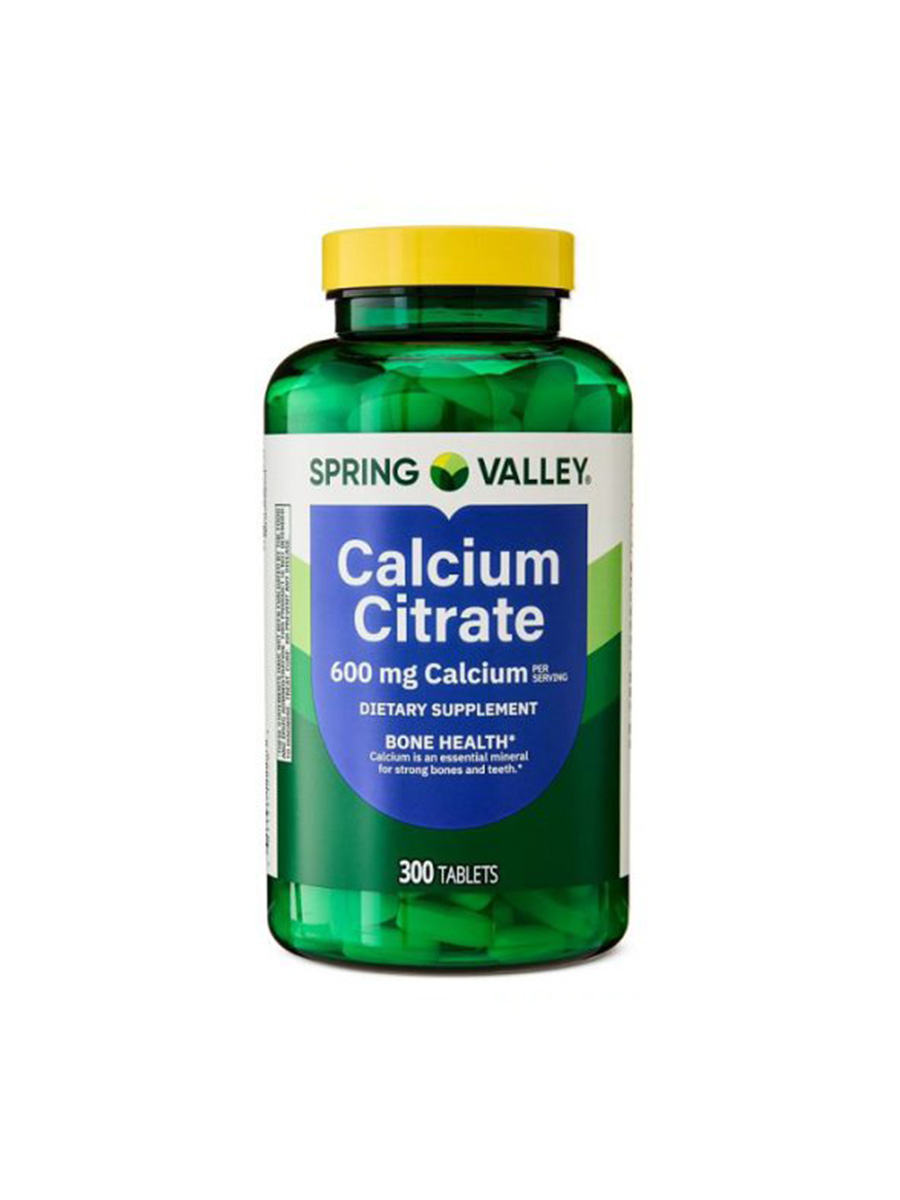 کلسیم سیترات 600 میلی گرم اسپرینگ والی (300عددی) | Spring Valley Calcium Citrate