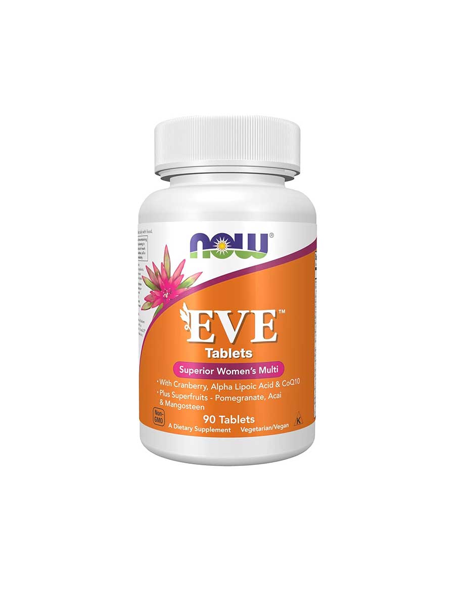مولتی--زنانه-EVE90-تایی--NOW مولتی ویتامین ناو مخصوص خانم ها (90عددی) | Now EVE MULTI