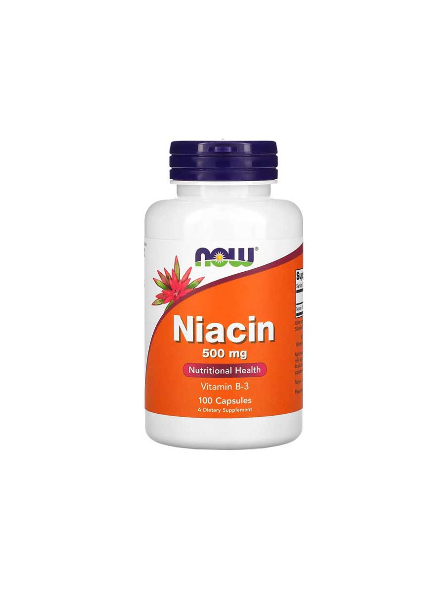 نیاسین-500-میلی-گرم-ناو-(100عددی)--NOW-NIACIN-500MG نیاسین 500 میلی گرم ناو (100عددی) | NOW NIACIN 500MG