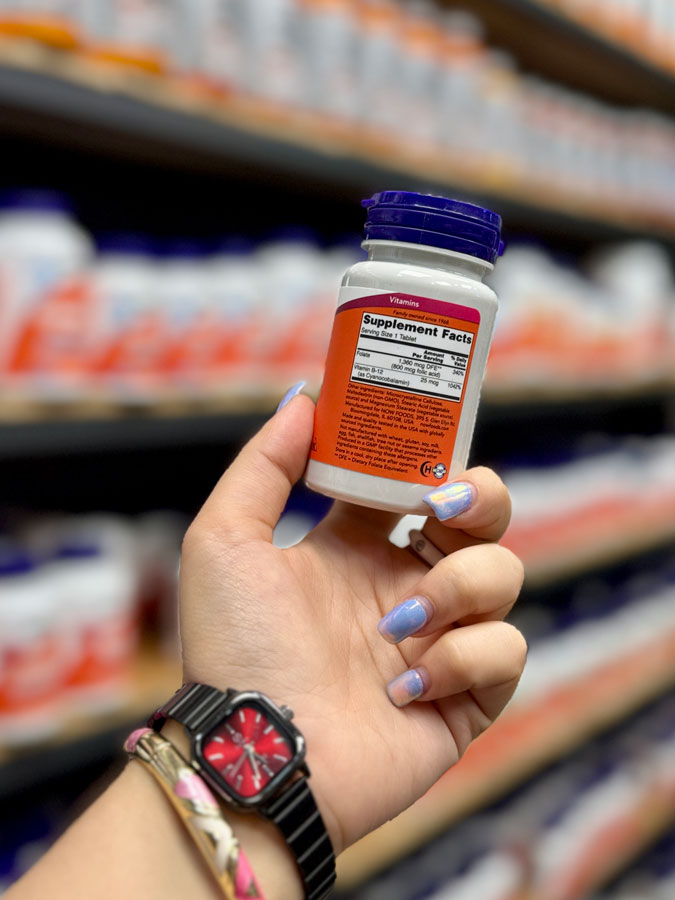 اسید-فولیک-ناو... اسید فولیک ناو (250عددی) | NOW Folic Acid