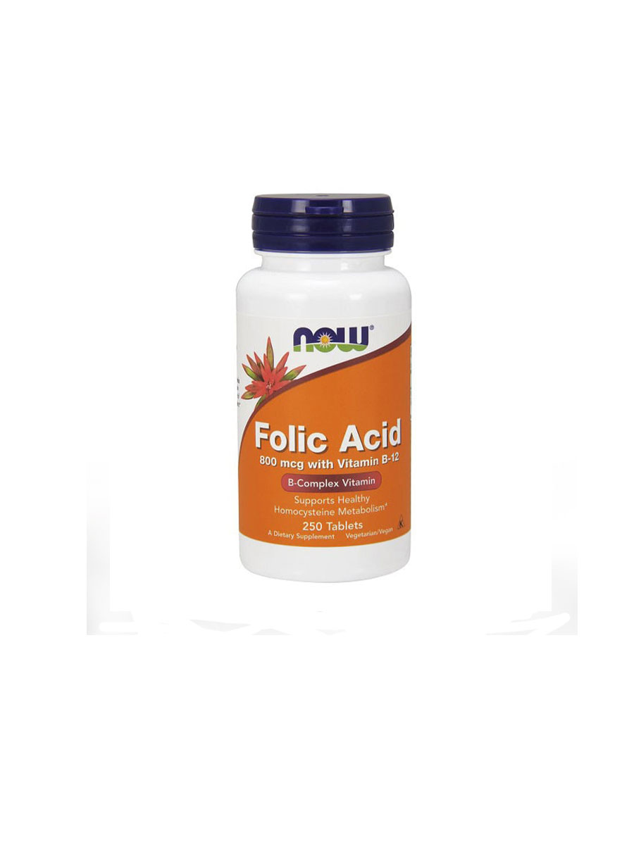 اسید-فولیک-ناو-(250عددی)---NOW-Folic-Acid اسید فولیک ناو (250عددی) | NOW Folic Acid