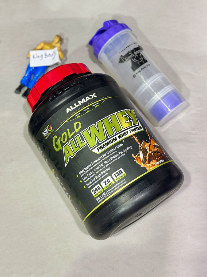 وی-گلد-آلمکس.. پروتئین وی گلد آل وی آلمکس (2.27KG) | ALLMAX Gold All whey