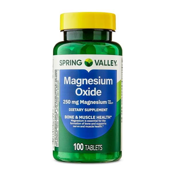 قرص-اکسید-منیزیم-اسپرینگ-والی-SPRING-VALLEY-MAGNESIUM-OXIDE-250mg-1 منیزیم اکساید 250 میلی گرم اسپرینگ والی (100عددی) | Spring Valley Magnesium 250 Mg