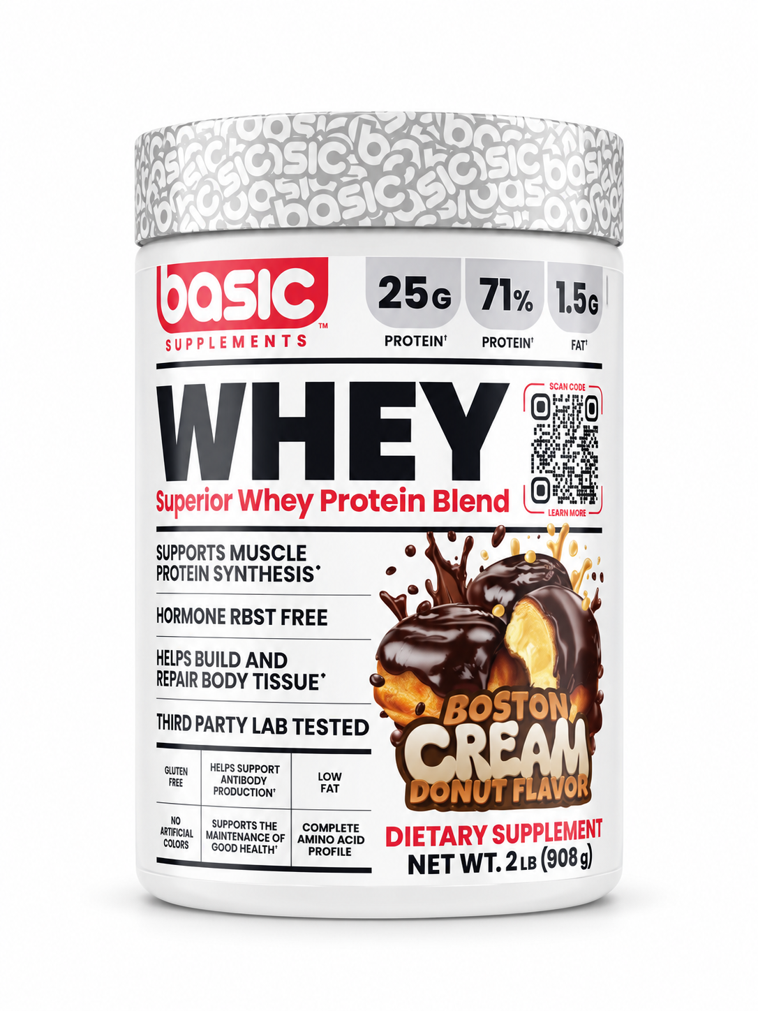 پروتئین وی بیسیک 908 گرم | Basic Whey 908G